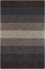 Chandra Metro MET-568 Charcoal and Grey and Brown rug, flat view