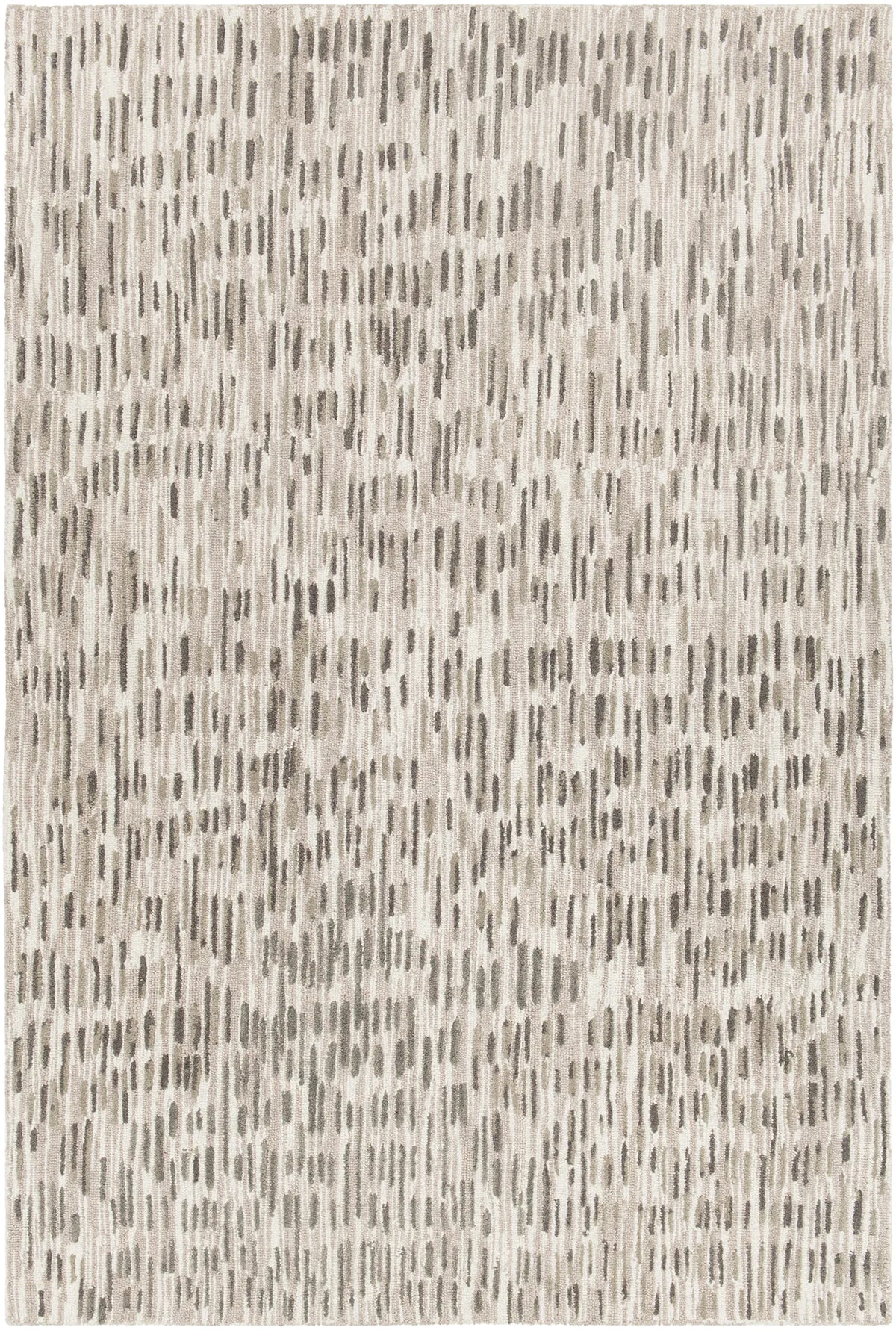Chandra Misty MIS-42302 Beige and Charcoal rug, flat view