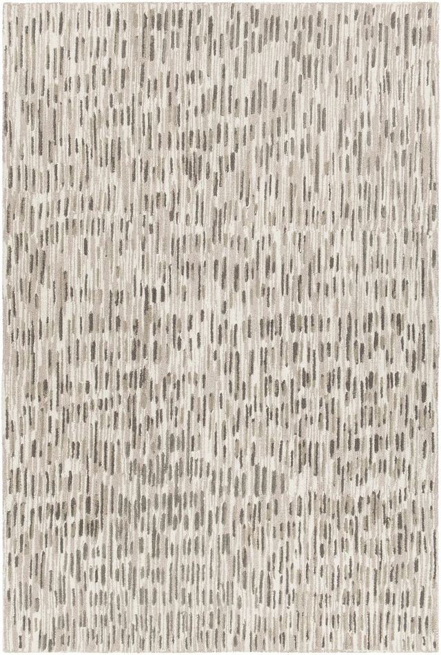 Chandra Misty MIS-42302 Beige and Charcoal rug, flat view