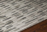 Chandra Misty MIS-42302 Beige and Charcoal rug, side detail view