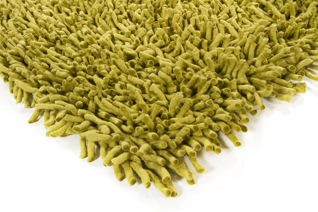 Chandra Montaro MON-20402 Green rug, corner detail