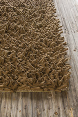 Chandra Montaro MON-20406 Brown rug, corner detail