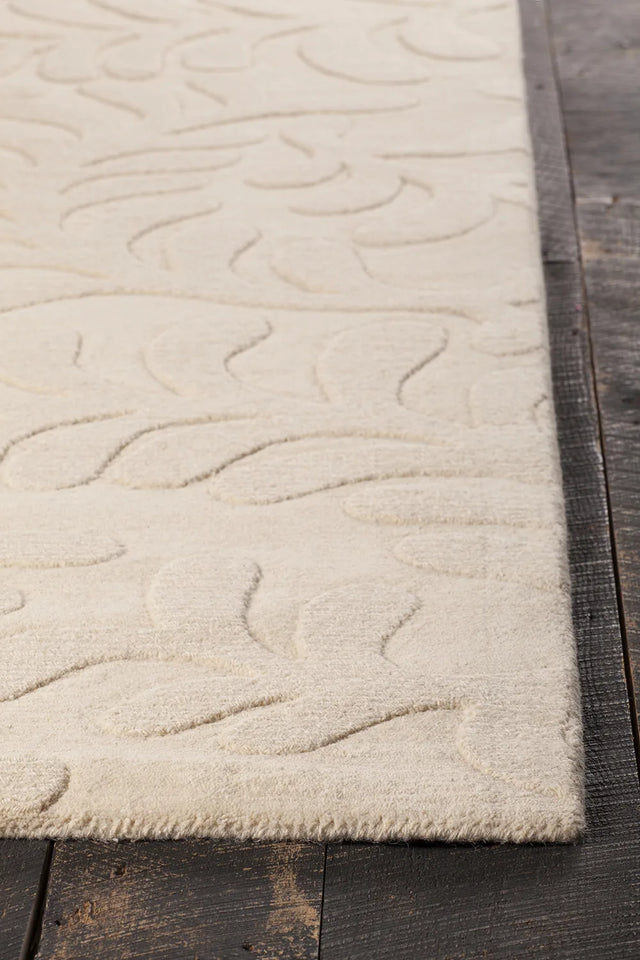 Chandra Mystica MYS-29800 White rug, corner detail