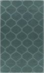 Chandra Mystica MYS-29801 Teal rug, flat view