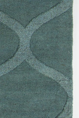 Chandra Mystica MYS-29801 Teal rug, texture close-up