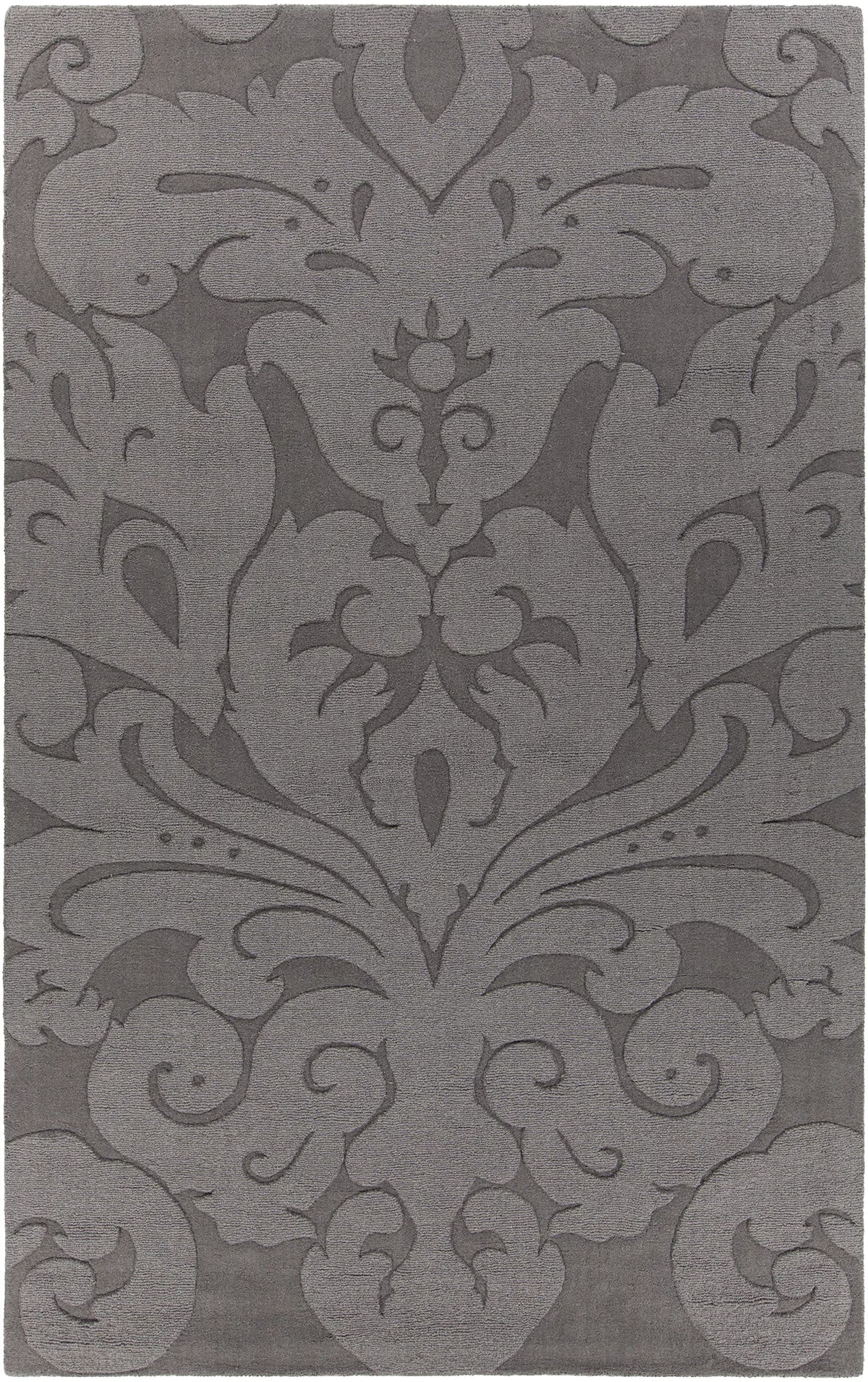 Chandra Mystica MYS-29802 Charcoal rug, flat view
