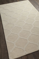 Chandra Mystica MYS-29803 Ivory rug, angled side view
