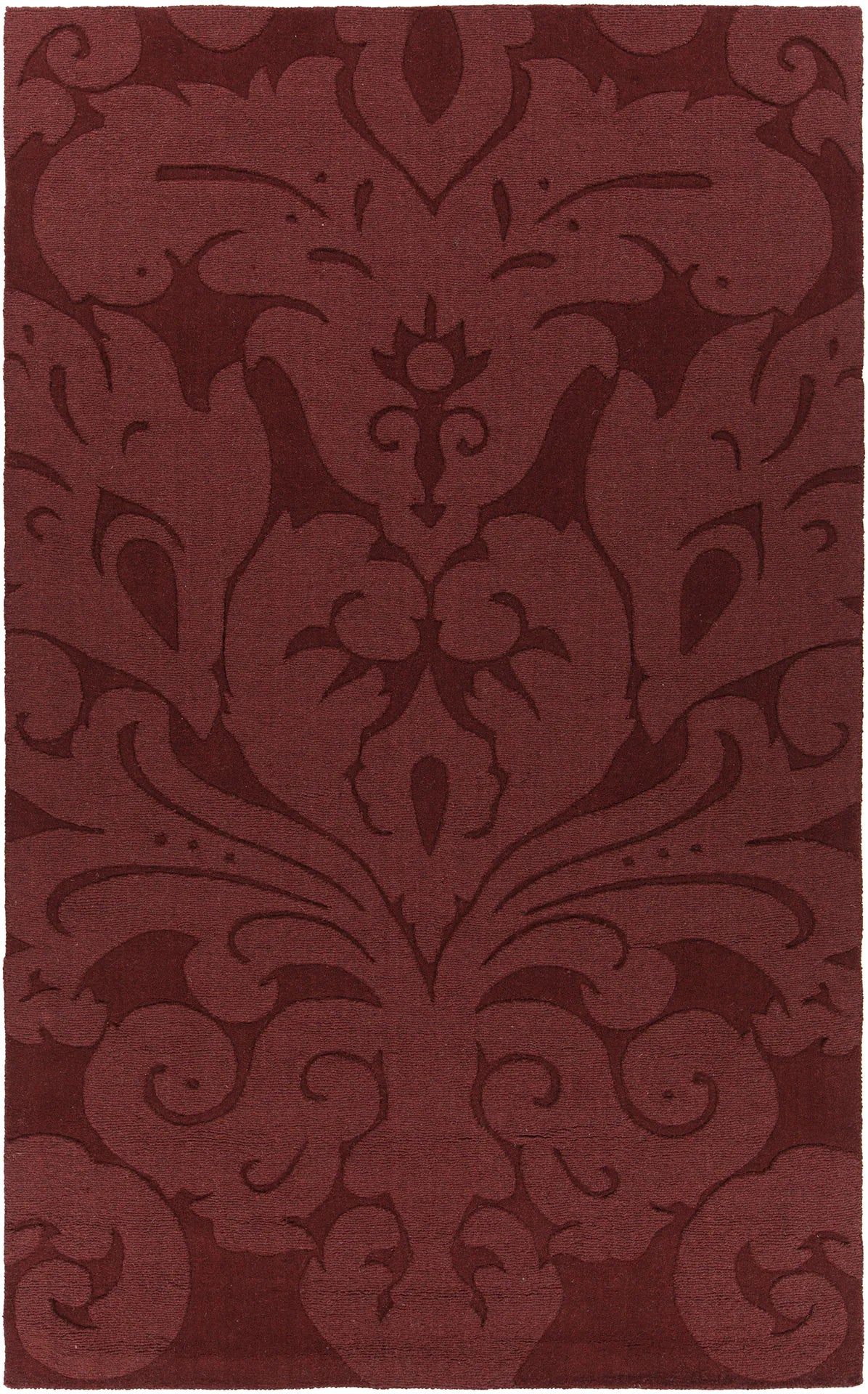 Chandra Mystica MYS-29804 Red rug, flat view