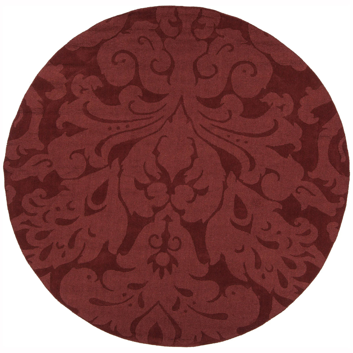 Chandra Mystica MYS-29804 Red round rug, flat view