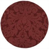 Chandra Mystica MYS-29804 Red round rug, flat view