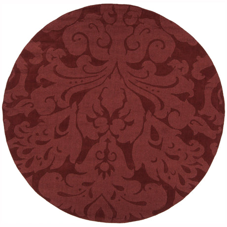 Chandra Mystica MYS-29804 Red round rug, flat view