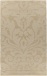 Chandra Mystica MYS-29806 Light Gold rug, flat view
