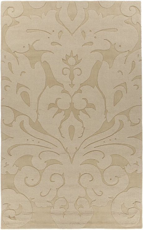Chandra Mystica MYS-29806 Light Gold rug, flat view