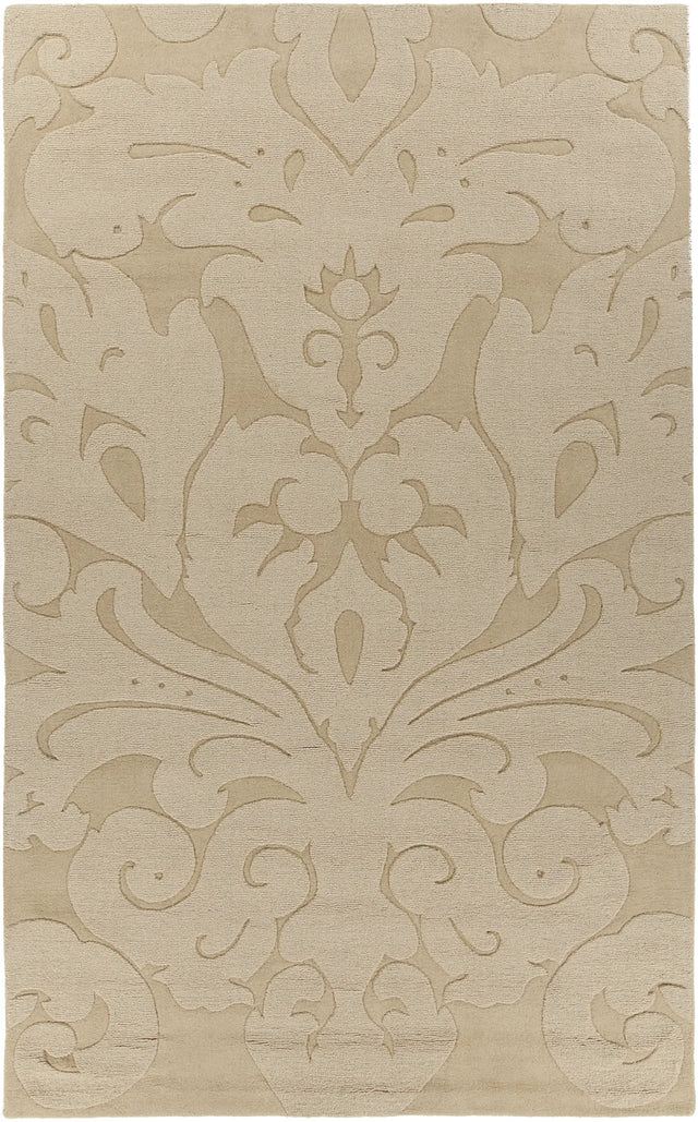 Chandra Mystica MYS-29806 Light Gold rug, flat view
