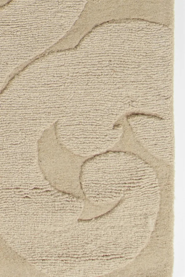 Chandra Mystica MYS-29806 Light Gold rug, texture close-up