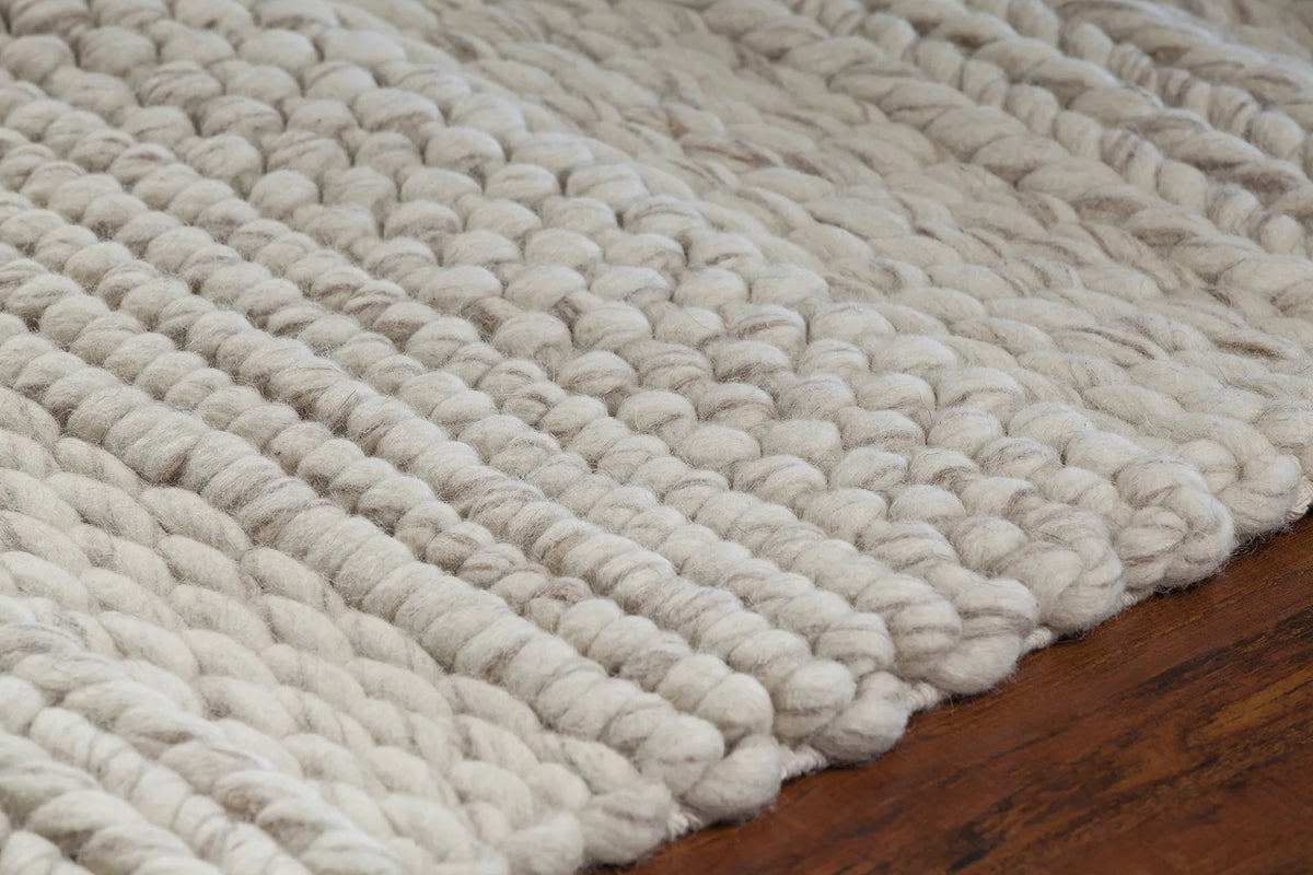 Chandra Naja NAJ-40300 Natural rug, side detail view