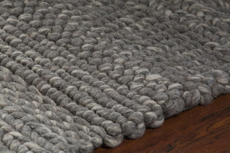 Chandra Naja NAJ-40301 Grey rug, side detail view