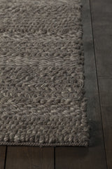 Chandra Naja NAJ-40302 Brown rug, corner detail