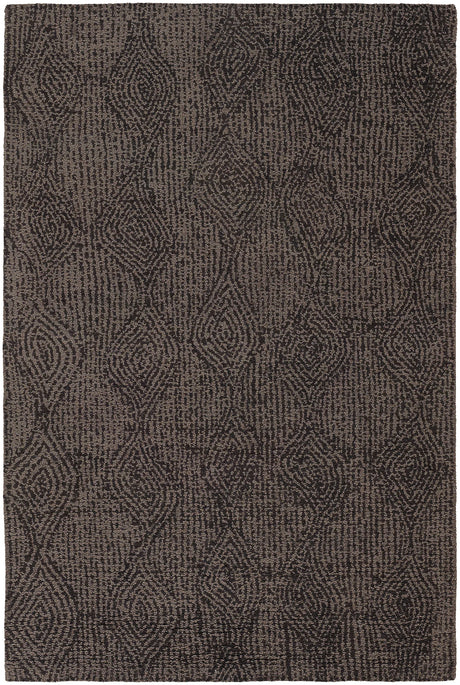 Chandra Navyan NAV-5004 Taupe and Brown rug, flat view