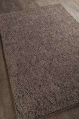 Chandra Navyan NAV-5004 Taupe and Brown rug, angled side view