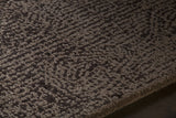 Chandra Navyan NAV-5004 Taupe and Brown rug, side detail view