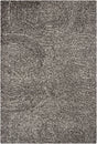 Chandra Navyan NAV-5006 Ivory and Brown rug, flat view