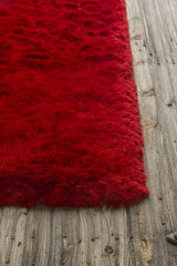 Chandra Naya NAY-18802 Red rug, corner detail