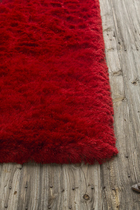 Chandra Naya NAY-18802 Red rug, corner detail