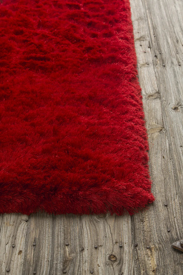 Chandra Naya NAY-18802 Red rug, corner detail