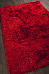 Chandra Naya NAY-18802 Red rug, angled side view