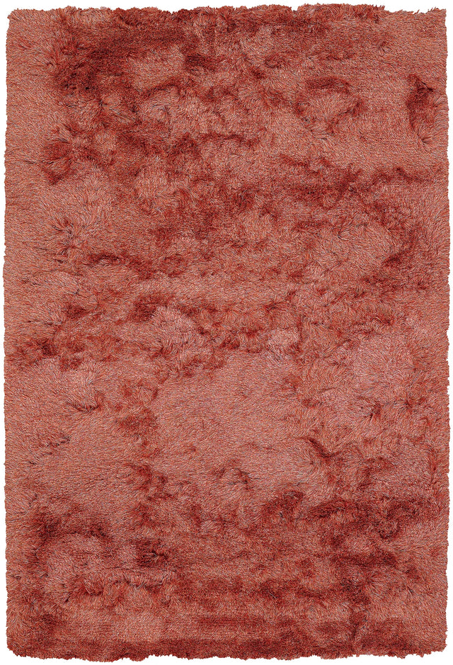 Chandra Naya NAY-18809 Orange and Beige rug, flat view