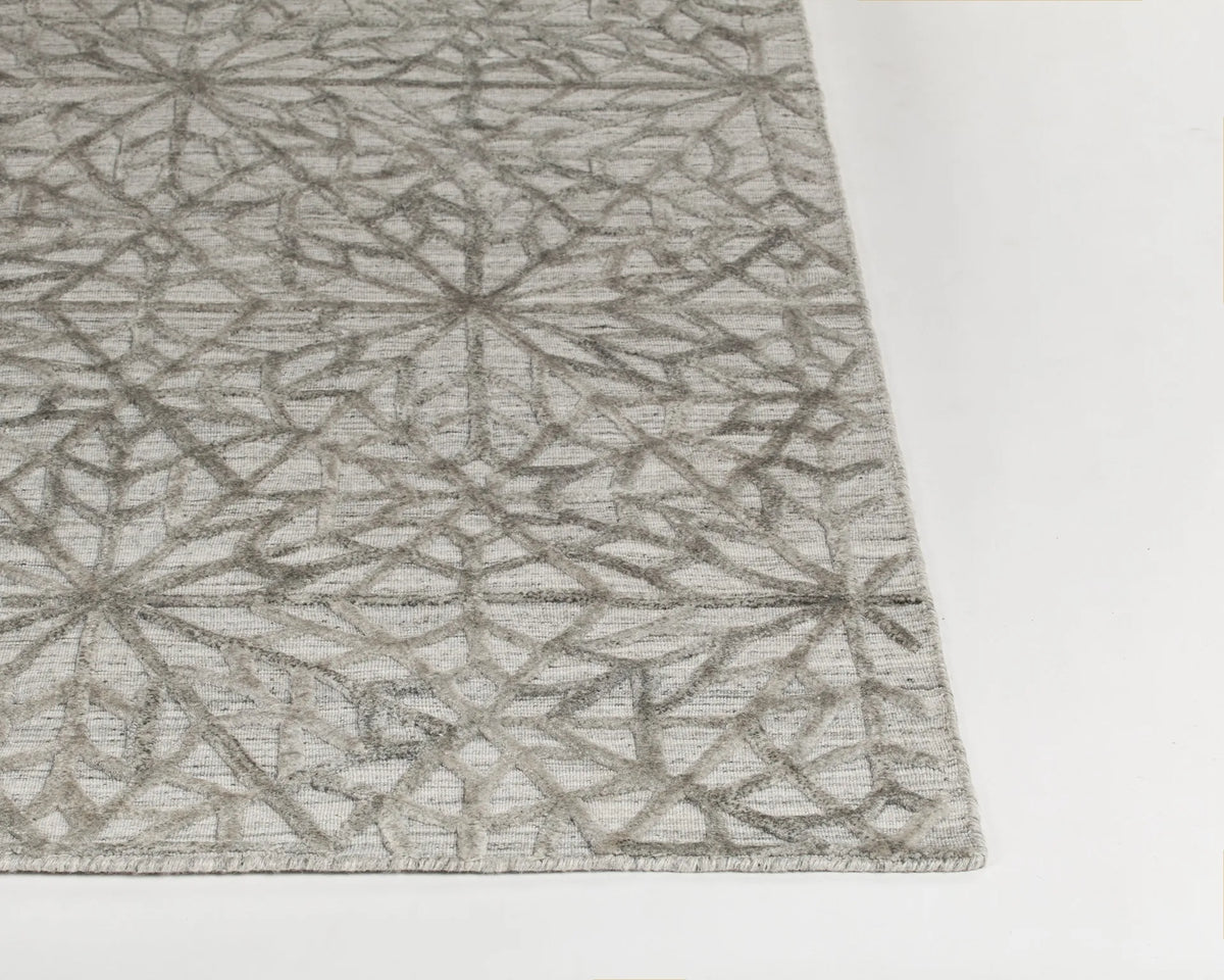 Chandra Nimah NIM-46500 Silver rug, corner detail