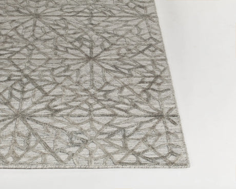 Chandra Nimah NIM-46500 Silver rug, corner detail
