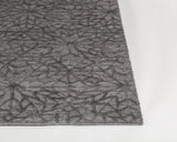 Chandra Nimah NIM-46501 Grey and Silver rug, corner detail