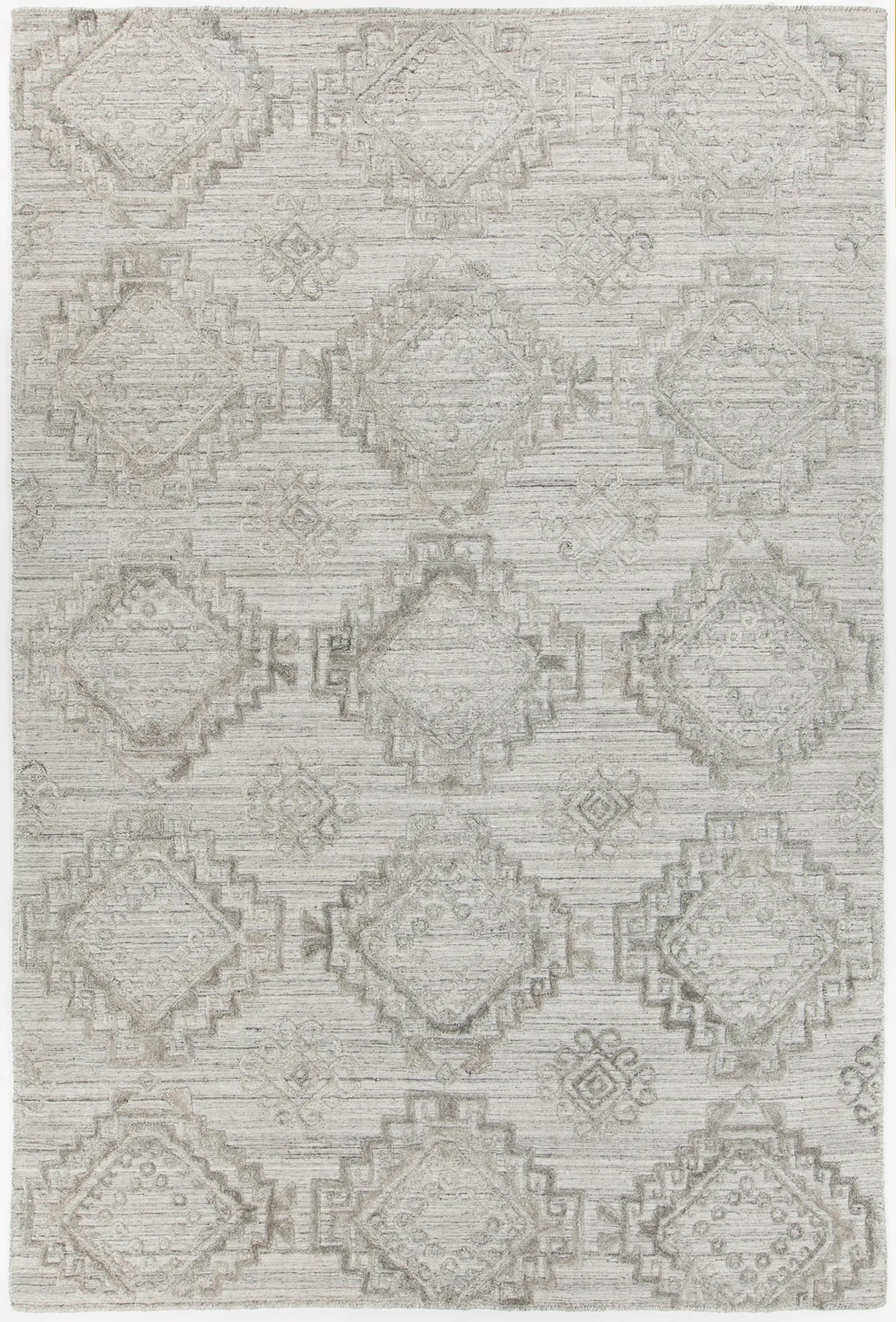 Chandra Nimah NIM-46502 Silver rug, flat view