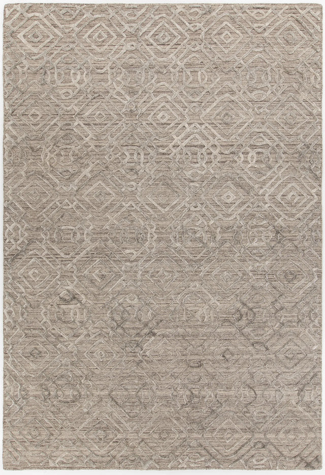 Chandra Nimah NIM-46503 Brown rug, flat view