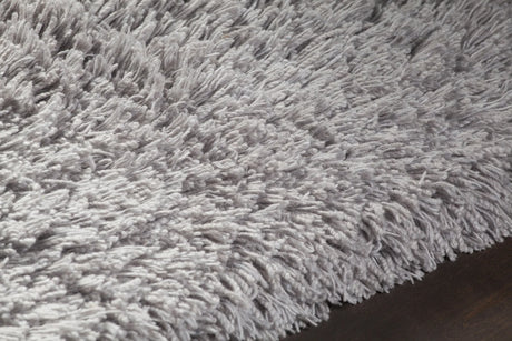 Chandra Noely NOE-43201 Grey rug, side detail view