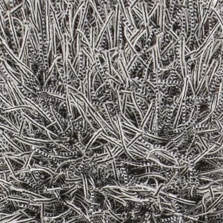 Chandra Nora NOR-44900 White and Black rug, texture close-up