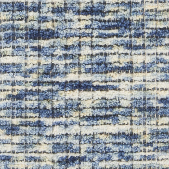 Chandra Oasis OAS-43401 White and Blue rug, texture close-up