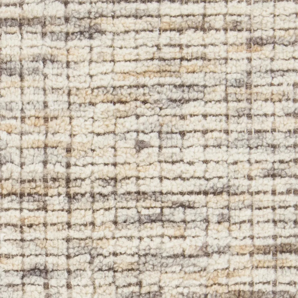 Chandra Oasis OAS-43402 White and Brown rug, texture close-up