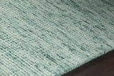 Chandra Oasis OAS-43403 White and Green rug, side detail view