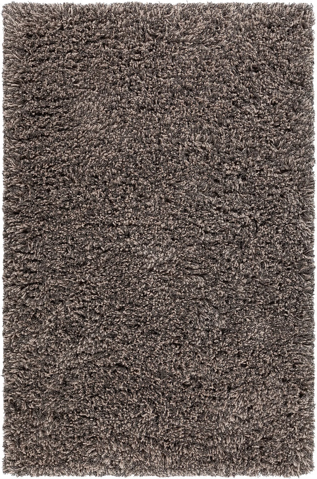 Chandra Olga OLG-47202 Taupe and Black rug, flat view