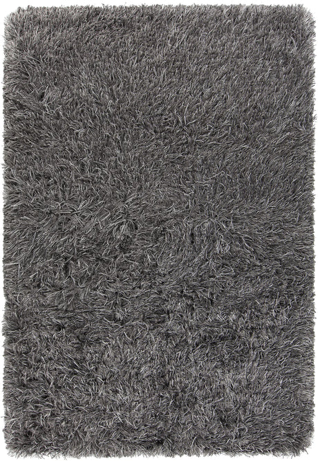 Chandra Onex ONE-35300 Grey and Black rug, flat view
