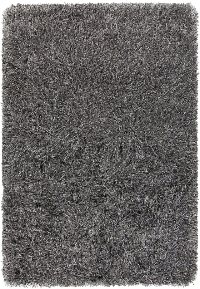 Chandra Onex ONE-35300 Grey and Black rug, flat view