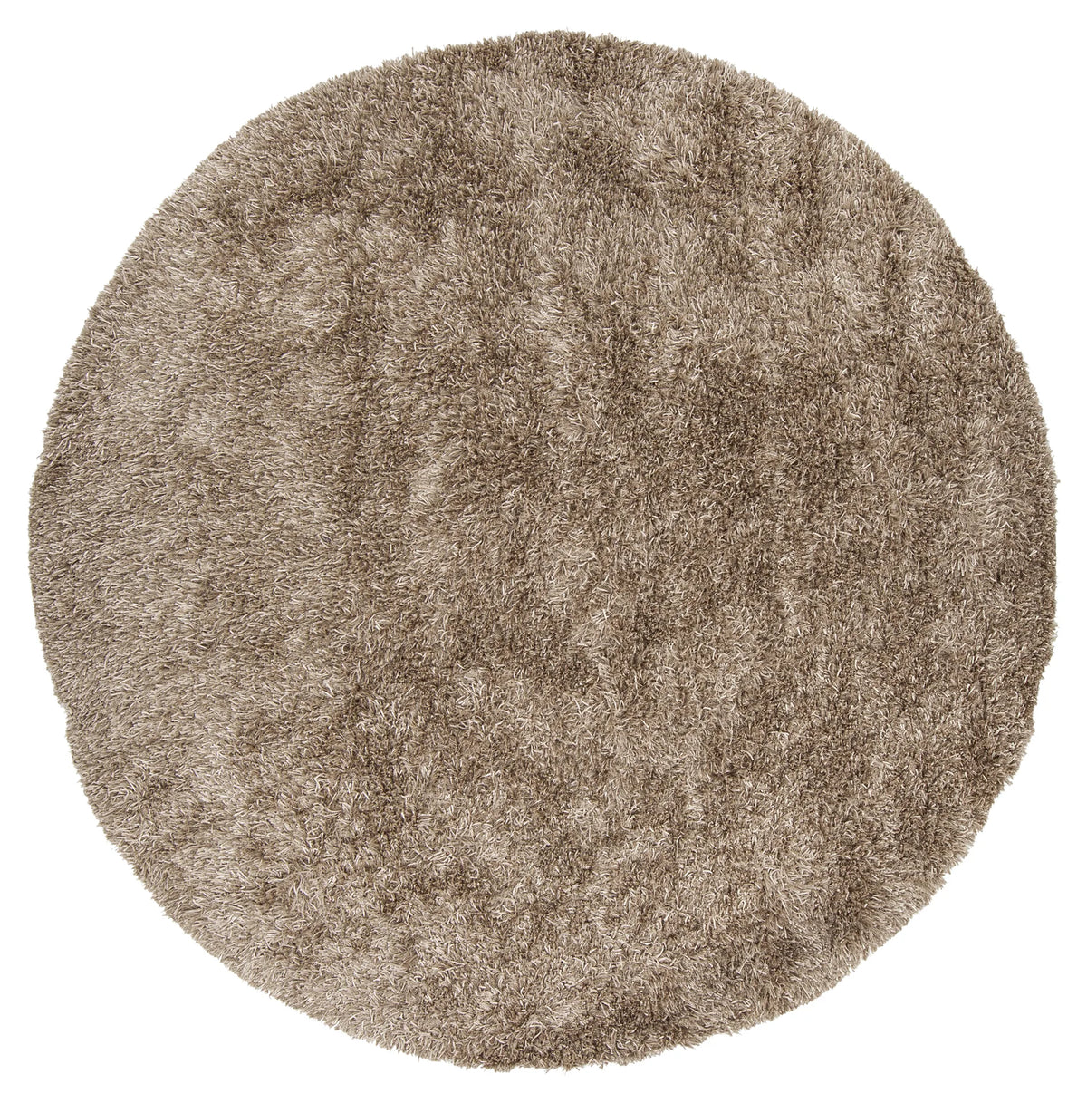 Chandra Orchid ORC-9700 Taupe round rug, flat view
