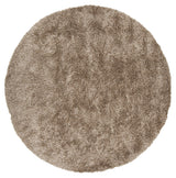 Chandra Orchid ORC-9700 Taupe round rug, flat view