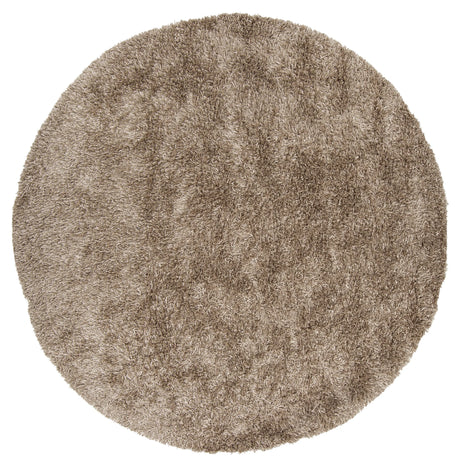 Chandra Orchid ORC-9700 Taupe round rug, flat view