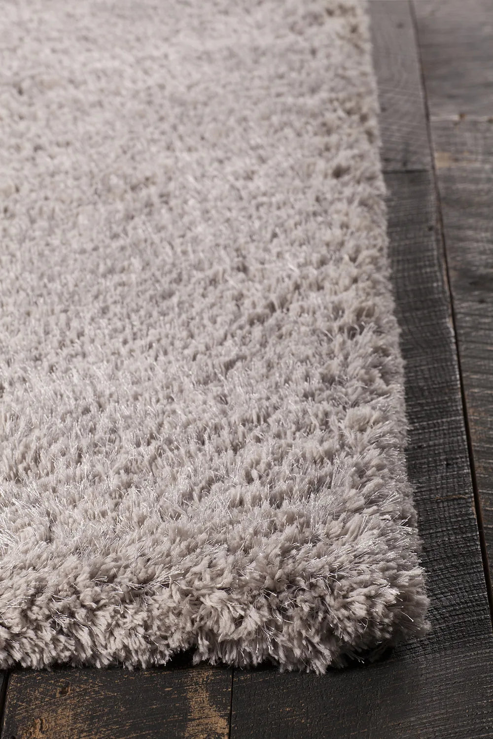 Chandra Osim OSI-35100 Silver rug, corner detail