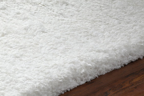 Chandra Osim OSI-35103 White rug, side detail view