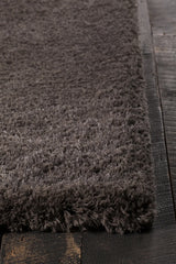 Chandra Osim OSI-35107 Brown rug, corner detail